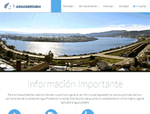 Tablet Screenshot of aguasdecima.cl